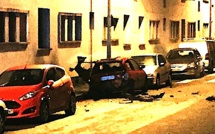 Ajaccio : Une voiture détruite par une explosion au quartier des Cannes