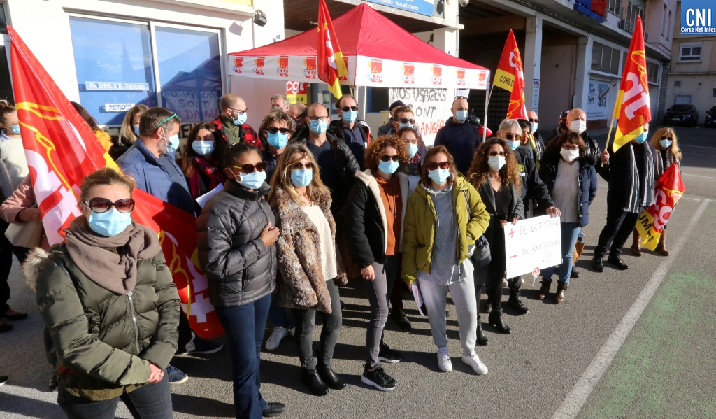 Rassemblement Cgt à Ajaccio