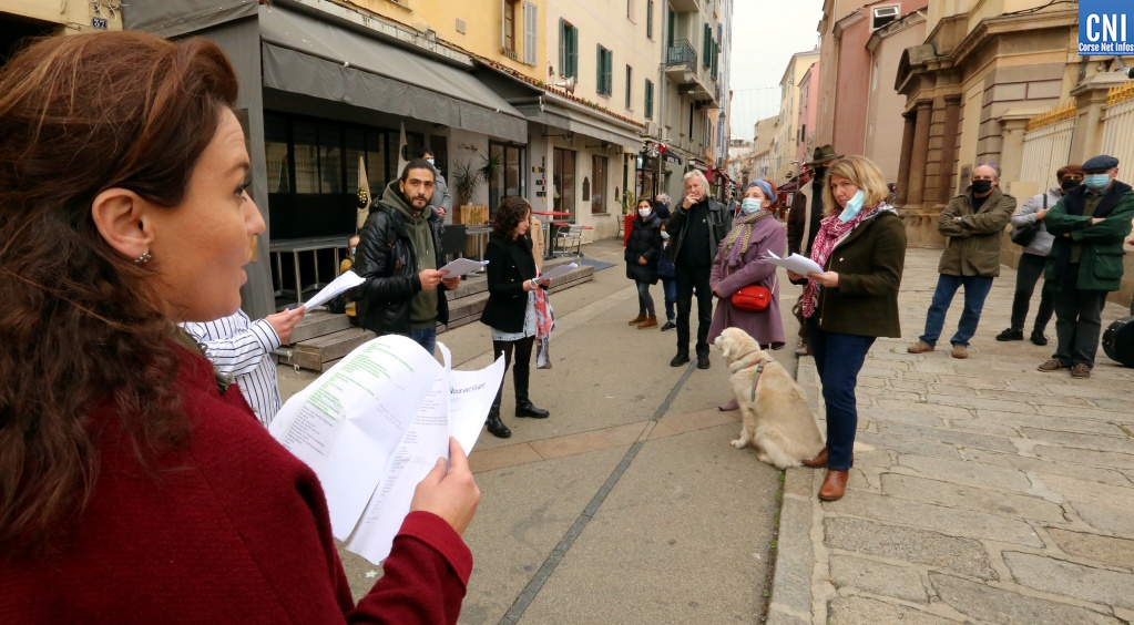 Rassemblement des artistes à Ajaccio