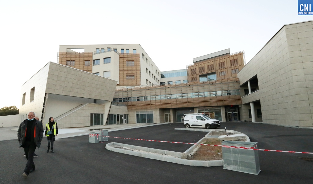 Visite nouvel hôpital d'Ajaccio