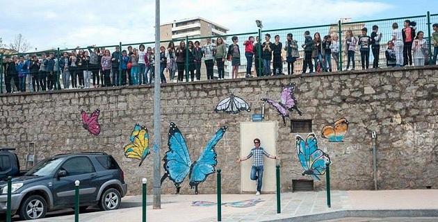 Le mur des papillons St Jean