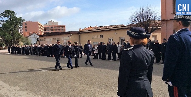 hommage au colonel Arnaud Caserne Battesti